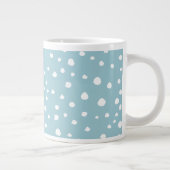 Grande Tasse Points Dalmatiens Bleus, Points Dalmatiens, Impres (Droite)