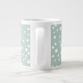 Grande Tasse Points Dalmatiens verts, Points Dalmatiens, Pots D (Dos)