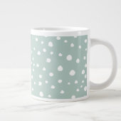 Grande Tasse Points Dalmatiens verts, Points Dalmatiens, Pots D (Droite)