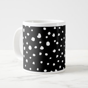 Grande Tasse Points dalmatiens, Zones dalmatiennes, Noir et Bla