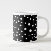 Grande Tasse Points dalmatiens, Zones dalmatiennes, Noir et Bla (Droite)