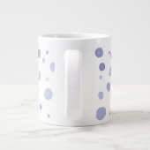 Grande Tasse pois peints à la main (Dos)