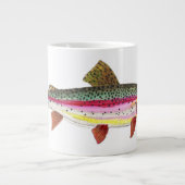 Grande Tasse Poisson de truite arc-en-ciel (Devant)