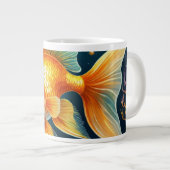 Grande Tasse Poisson d'or sous-marin (Devant droit)