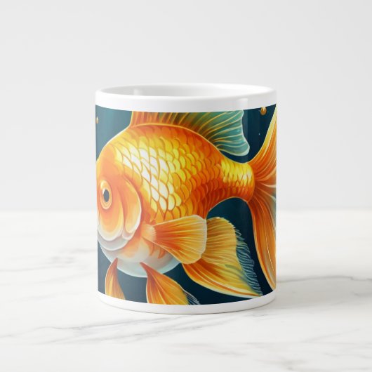 Grande Tasse Poisson d'or sous-marin (Devant)