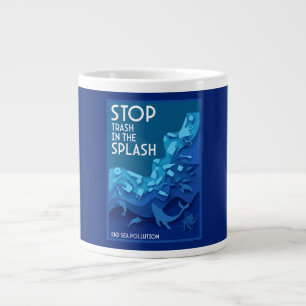 Grande Tasse Pollution de la mer