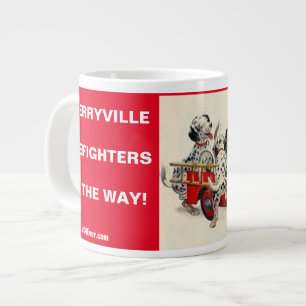 Grande Tasse Pompiers de Cherryville sur le chemin Giant Coffee