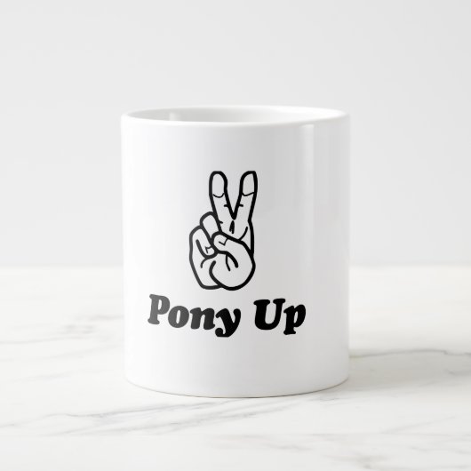 Grande Tasse PonyUp Vos Matins ! (Devant)
