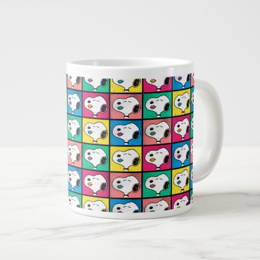 Grande Tasse Pop Art Snoopy Lips | Mod pour vous Motif (Devant droit)