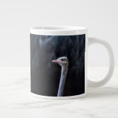 Grande Tasse portrait d'autruche (Droite)