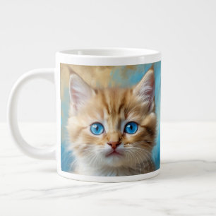 Grande Tasse Portrait de chat adorable