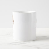 Grande Tasse Portrait de contours moderne (Devant)