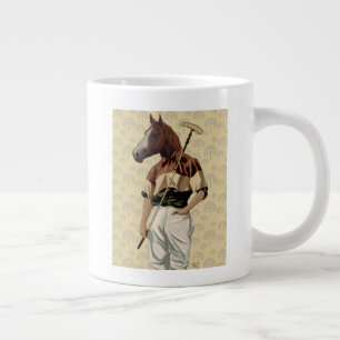 Grande Tasse Portrait de Polo Horse