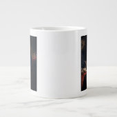Grande Tasse Portrait de pouce, Benjamin Franklin Père fondateu (Devant)