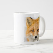 Grande Tasse Portrait de renard roux (Devant droit)