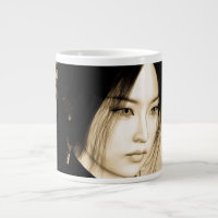 Portrait d'une femme asiatique vintage