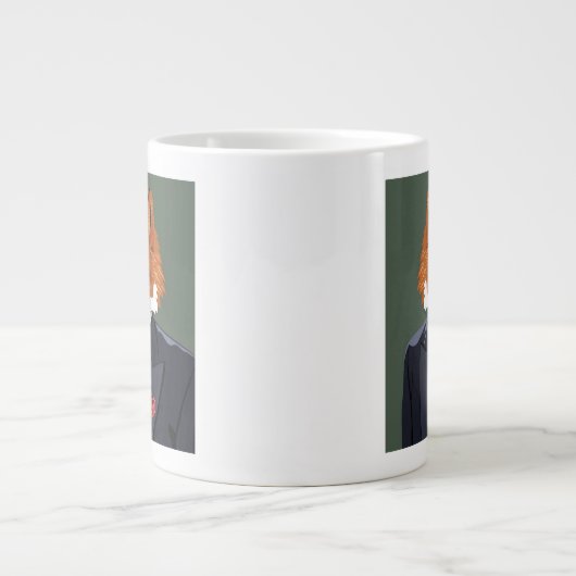 Grande Tasse Portrait Foxy (Devant)