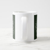 Grande Tasse Portrait malachite avec cheveux longs (Dos)
