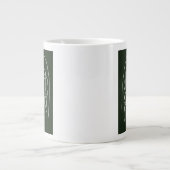 Grande Tasse Portrait malachite avec cheveux longs (Devant)