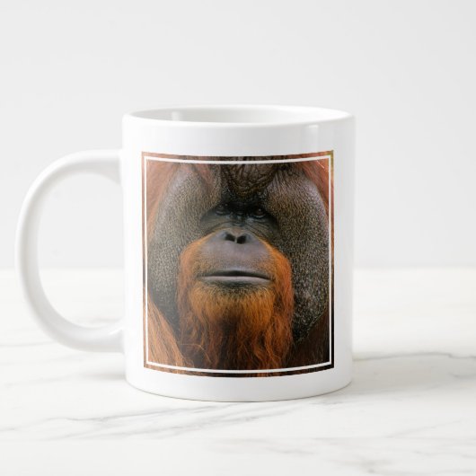 Grande Tasse Portrait of Orang-utang Male, Georgia, USA (Gauche)