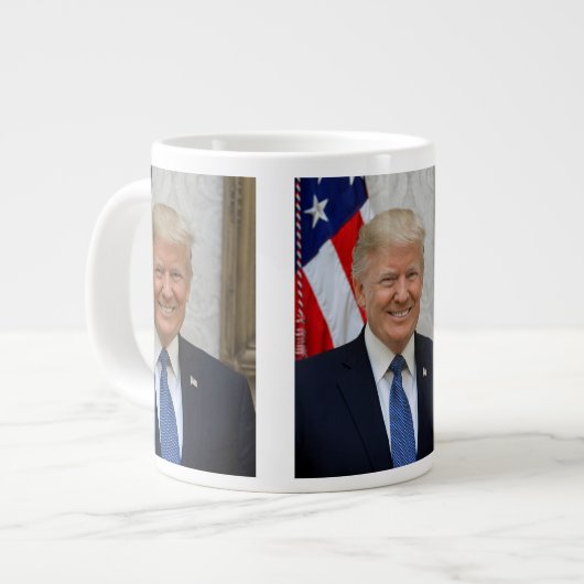 Grande Tasse Portrait officiel de Donald Trump (Devant gauche)