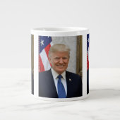 Grande Tasse Portrait officiel de Donald Trump (Devant)