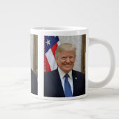 Grande Tasse Portrait officiel de Donald Trump (Droite)