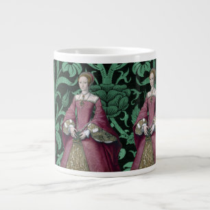 Grande Tasse Portrait Princesse Elizabeth Tudor, Reine