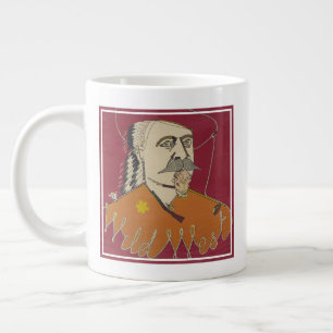 Grande Tasse Portrait Tête Et Épaules De Buffalo Bill