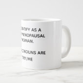 Grande Tasse Post-ménopause (Devant droit)