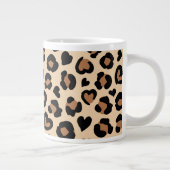 Grande Tasse Poster de animal, Léopard Brown, Spots de guépard, (Droite)