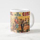 Grande Tasse Poster de cirque vintage Eddy Brothers (Devant droit)