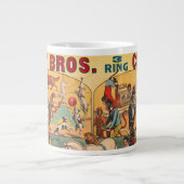 Grande Tasse Poster de cirque vintage Eddy Brothers (Devant)