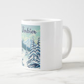 Grande Tasse Poster de voyage Verbier Suisse (Devant droit)