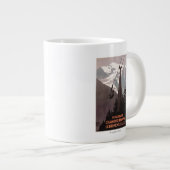 Grande Tasse Poster du funiculaire Le Brevent (Devant droit)