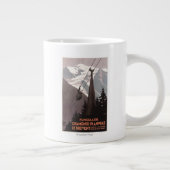 Grande Tasse Poster du funiculaire Le Brevent (Droite)