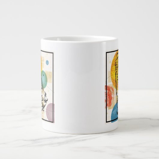 Grande Tasse Poster du télescope spatial Kepler. (Devant)
