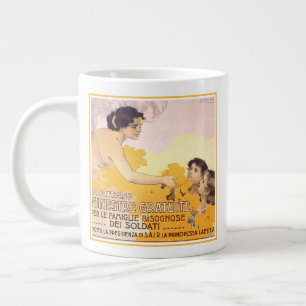 Grande Tasse Poster italien vintage 1917