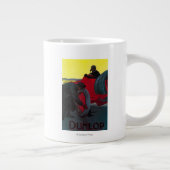 Grande Tasse Poster Vintage Dunlop Europe (Droite)