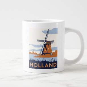 Grande Tasse Poster Vintage Holland