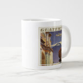 Grande Tasse Poster Vintage voyage Pour Le Guatemala (Devant droit)