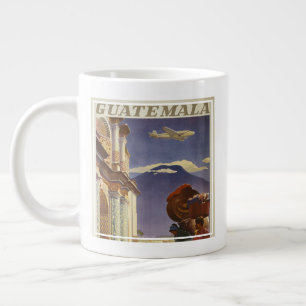 Grande Tasse Poster Vintage voyage Pour Le Guatemala