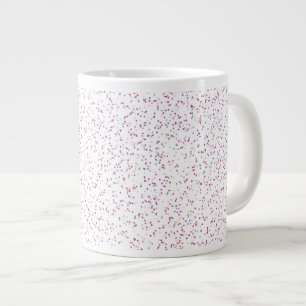 Grande Tasse Pots de pois rose et violet doux au Berry