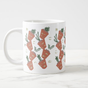 Grande Tasse Pots en terre cuite pour plantes grasses et fougèr