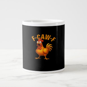 Grande Tasse Poulet drôle tendance F-Caw-F