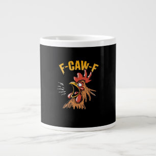 Grande Tasse Poulet F-Caw-F vintage drôle de coq