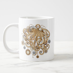 Grande Tasse Poulpe Steampunk Rétro Fantastique Mécanique
