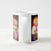 Grande Tasse Poupées colorées de Matryoshka (Dos)