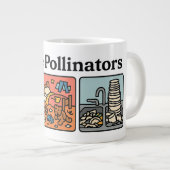 Grande Tasse Pour Les Pollinisateurs (Devant droit)