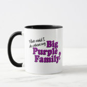 Grande tasse pourpre #2 de famille (Gauche)